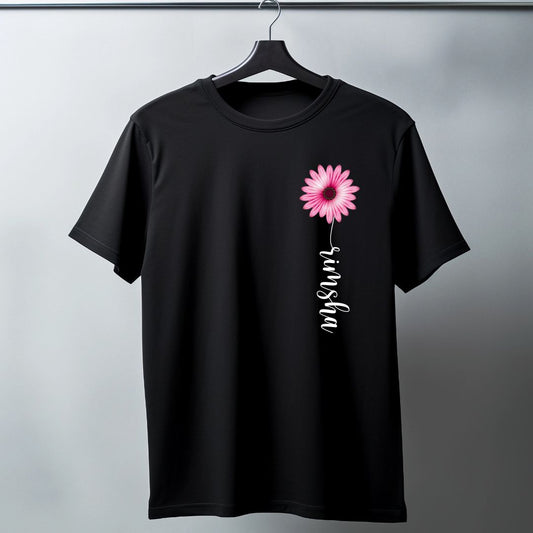 Custom Name Flower T-shirt