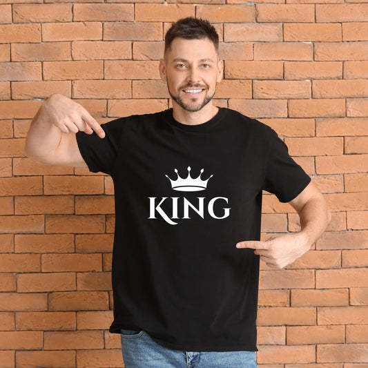 King 👑 - T-Shirt - Men - Black